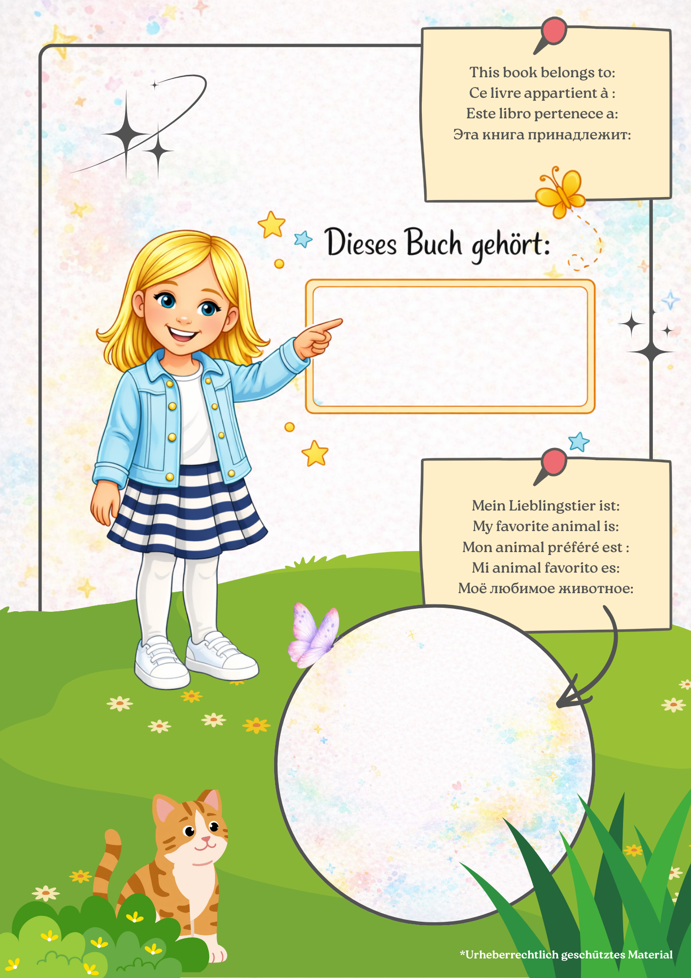 E-Book: Ausmalbuch - Magische Tiere -