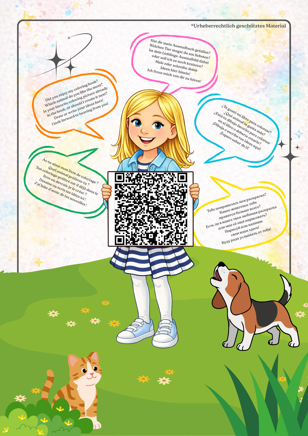 E-Book: Ausmalbuch - Insekten -