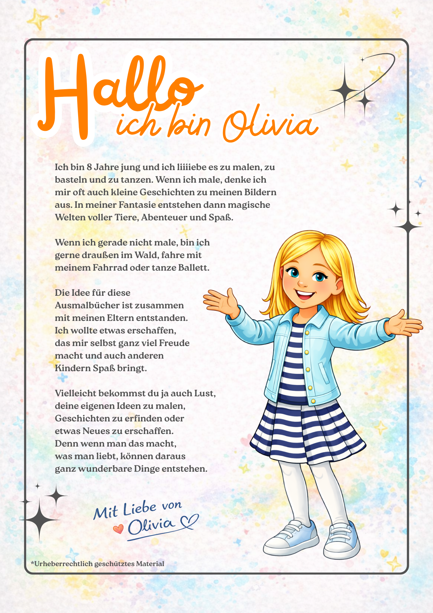 E-Book: Ausmalbuch - Magische Tiere -