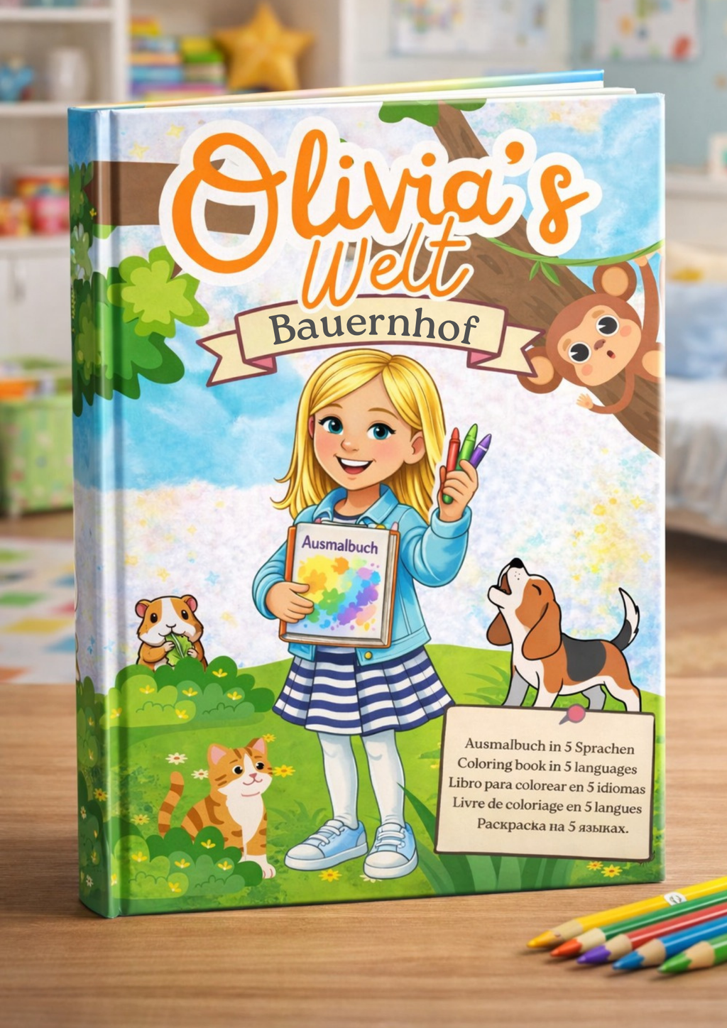 E-Book: Ausmalbuch - Bauernhof -